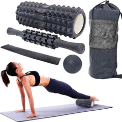 Pilates Foam Roller Set | Yoga Column & Massage Tools for Muscle Relaxation