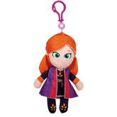 Disney Frozen 2 Soft Plush Toy Key clip 5" 13cm - Anna