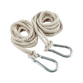 apofly Tree Swing Ropes, 2Pcs 4M Hammock Hanging Rope Adjustable Swing Hooks Strap Garden Furniture Accessories
