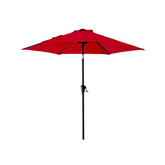 C-Hopetree 2.3m Market Garden Parasol Umbrella for Outdoor Patio with Crank and Tilt