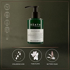 Heath Moisturiser for Men Fast Acting Face Moisturiser With Hyaluronic Acid and Soliberine NAT To Hydrate and Protect Your Skin From Damage V