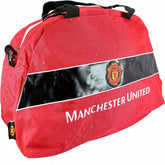 Officially Licensed - Manchester United Football Club - Large School Sports Gym Duffel Kit Bag
