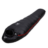 Warm Goose Down Mummy Sleeping Bag - Winter Thermal, 4 Thickness Options - Camping & Travel