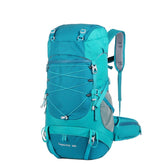 50L Hiking Backpack with Rain Cover - Outdoor Nylon Rucksack