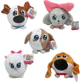 Secret Life of Pets 2 - Soft 6" Plush Toy Set of 5 - Max, Gidget, Tiny, Pickles & Princess Slo Foam