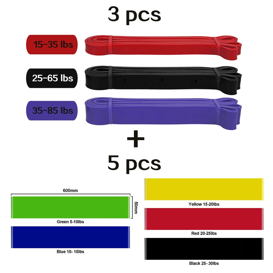 Dynamic Elastic Training Gum: Gym & Home Fitness Bands