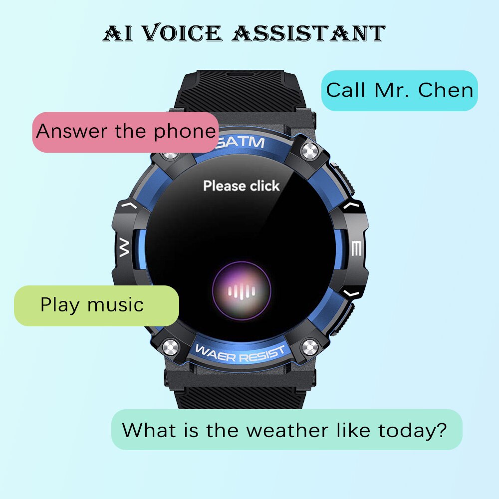 SENBONO Sport Smart Watch | Bluetooth Call | IP68 Waterproof