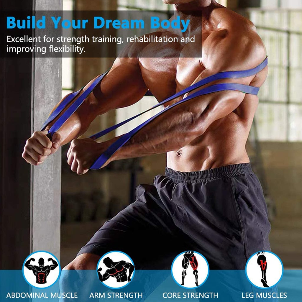 Dynamic Elastic Training Gum: Gym & Home Fitness Bands