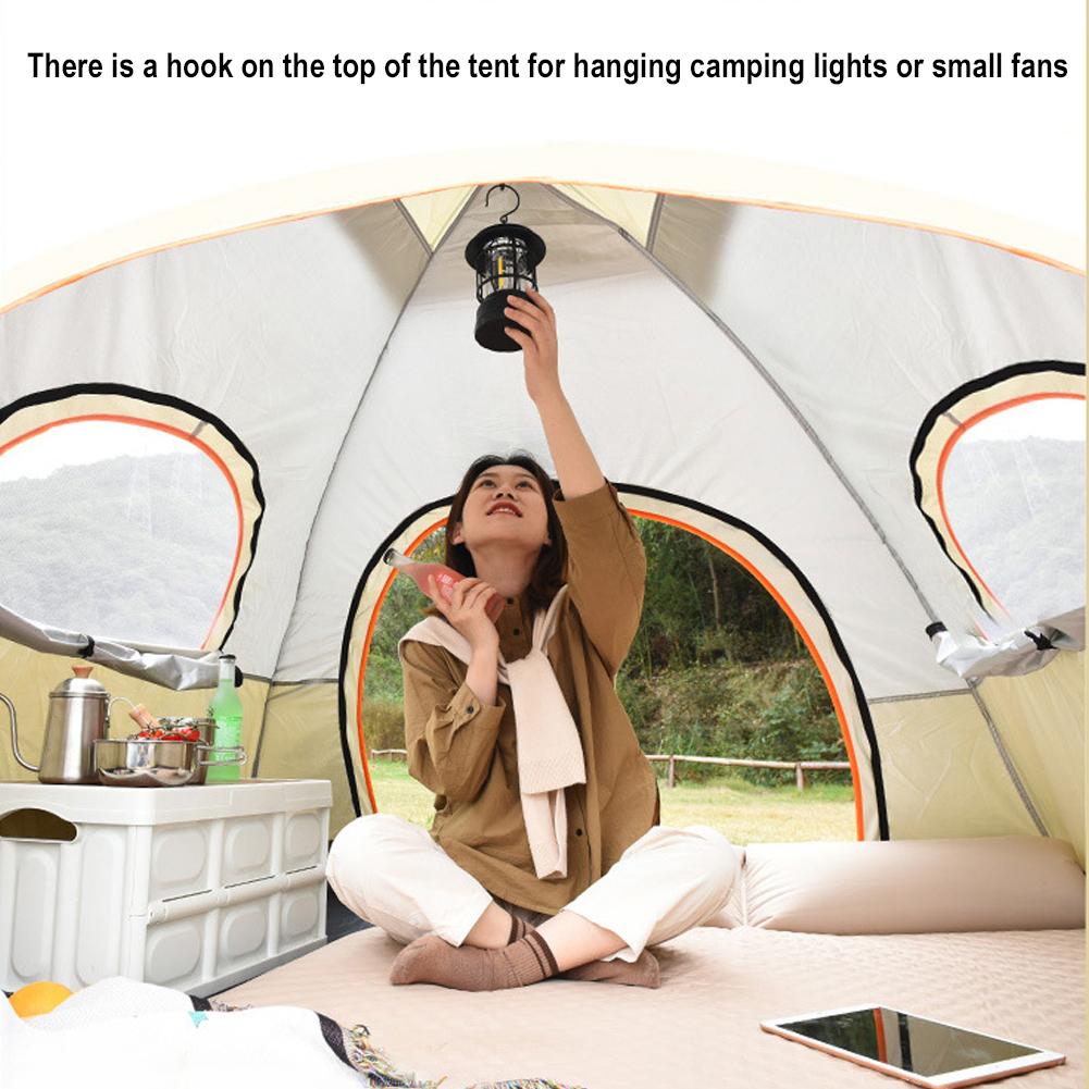Fast Setup Outdoor Camping Tent - Automatic 2-Second Instant Tent, Sunshade Awning, 2-3 Person