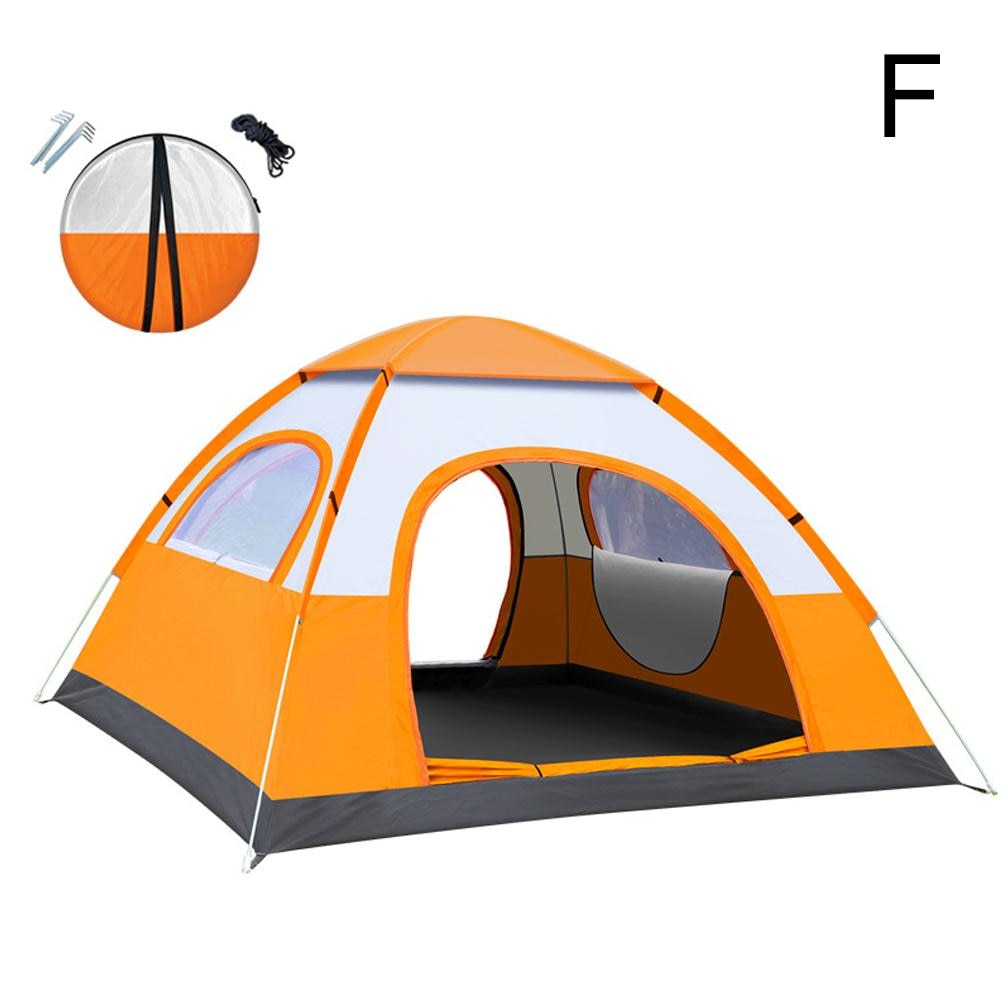 Fast Setup Outdoor Camping Tent - Automatic 2-Second Instant Tent, Sunshade Awning, 2-3 Person