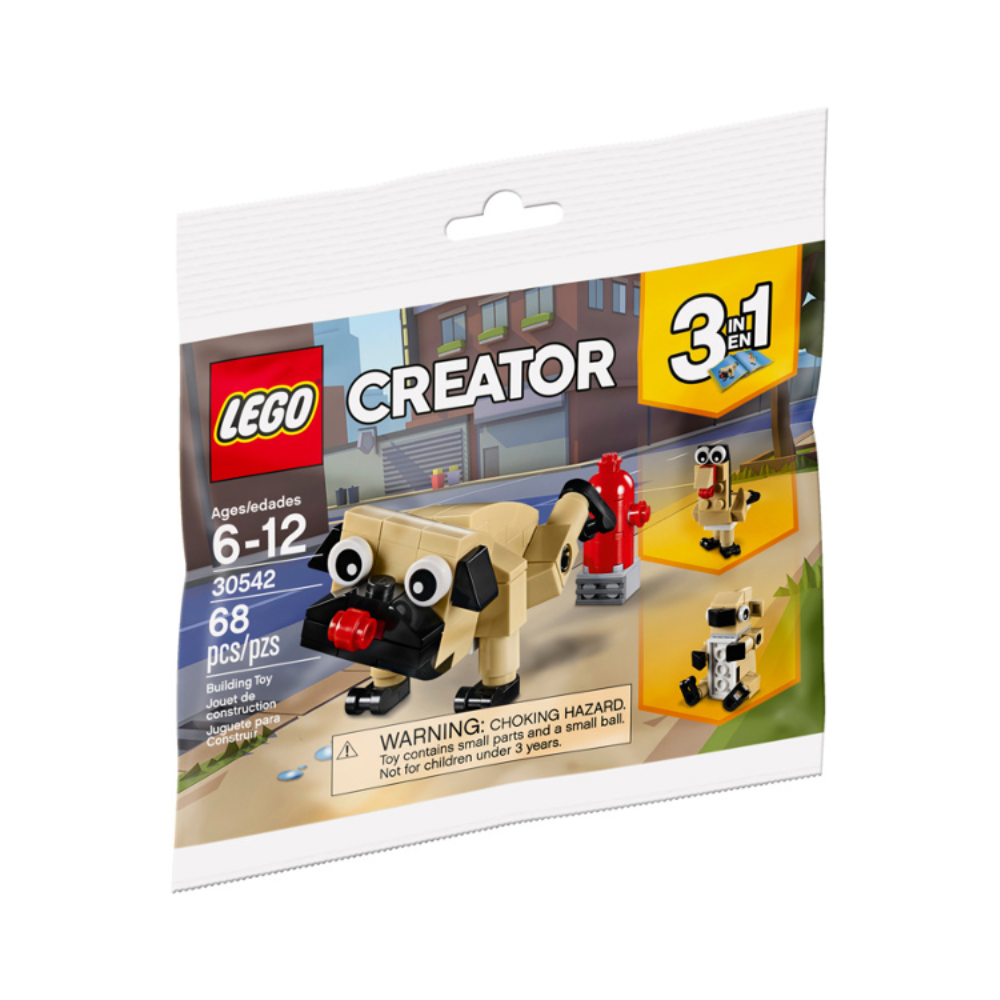 30542: Creator 3-in-1: Cute Pug polybag