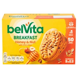 Belvita Breakfast Honey & Nut with Choc Chips 225g