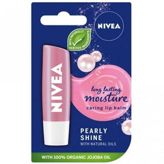 NIVEA Pearly Shine Caring Lip Balm 4.8g