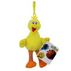 Sesame Street Soft Plush Toy Keyclip - Big Bird 7" 18cm