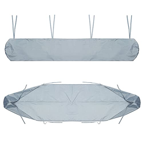 Uposao Patio Awning Cover Waterproof Replacement Awning Cover Sun Protection Dustproof Awning Storage Bag with String for Outdoor Garden Patio