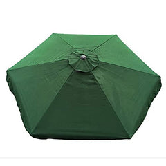 KHBNHJ Sun Umbrella Replacement Cloth, 3Meter Garden Parasol Canopy Cover for Patio Sun Umbrella, Market Table Umbrella Replacement Canopy Green,