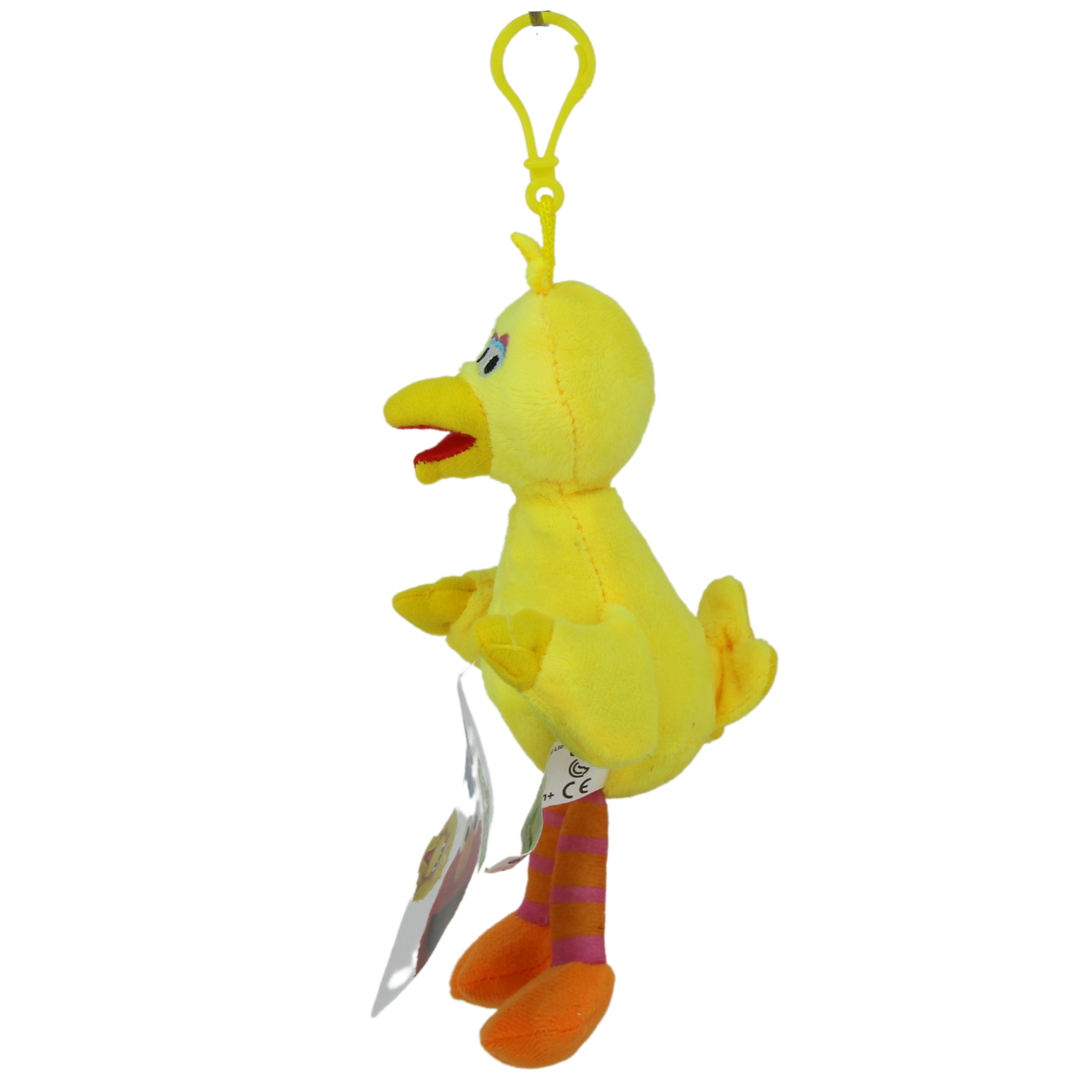Sesame Street Soft Plush Toy Keyclip - Big Bird 7" 18cm