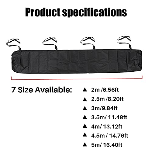 Uposao Patio Awning Cover Waterproof Replacement Awning Cover Sun Protection Dustproof Awning Storage Bag with String for Outdoor Garden Patio