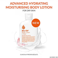 BioOil Body Lotion 175ml  UltraLight Body Moisturiser for Dry Skin  Daily Moisturising Lotion with OilinWater Technology  NonGreasy  Fast Absorpt