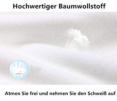 VOARGE 10 Pairs White Cotton Gloves, Size XL, White, Care Cotton Gloves, Comfortable and Breathable, for Dry Hands, Eczema, Beauty, Coin, Jewelle