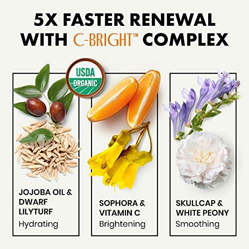 Organic Vitamin C Face Cream with Hyaluronic Acid  Retinol  Anti Ageing Moisturiser Cream with 20 Vitamin C for Women and Men  Brightening Firmin