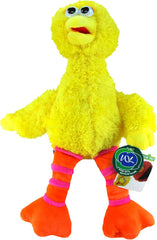 Sesame Street - Super Soft Gift Quality Plush Toy & Bag Clip Set of 2 15" 38cm Big Bird & 7" 18cm Bag Clip