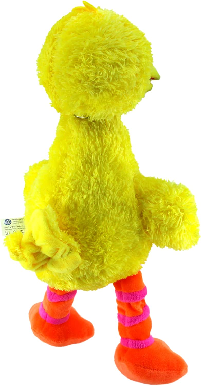 Sesame Street - Super Soft Gift Quality Plush Toy & Bag Clip Set of 2 15" 38cm Big Bird & 7" 18cm Bag Clip