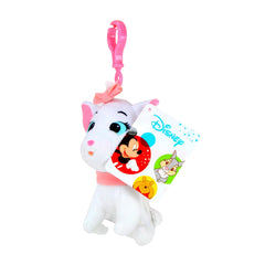 Disney Super Soft Gift Quality 5" 12cm Plush Toy Bag Clip - Marie Aristocats
