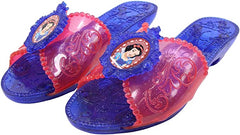 Snow White Super Soft Gift Quality 5" 12cm Plush Toy Bag Clip & Snow White Fancy Dress Shoes One Size - Twin Pack